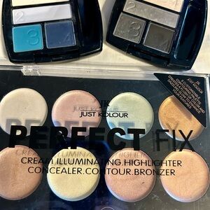 🟠 Make-up Highlighter Concealer Palette Shadows Beauty Face Eyes